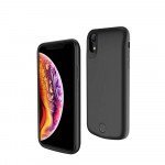Wholesale iPhone Xs Max Portable Power Charging Cover Case 6000 mAh (Black)